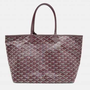 Goyard Grey Goyardine Coated Canvas and Leather Saint Louis