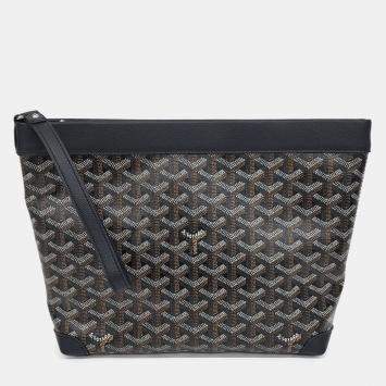 Pre Owned Goyard Multicolor Coated canvas Conti Pouch