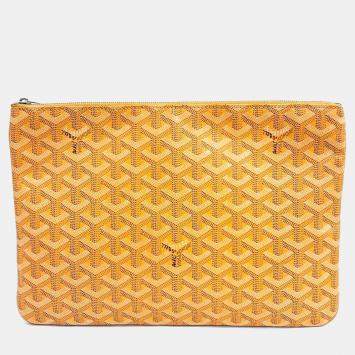 Pre Owned Goyard Coated Canvas Senna MM