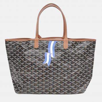 Goyard トートバッグ グレー/ブラウン Goyard トートバッグ グレー/ブラウン Goyard Grey Goyardine