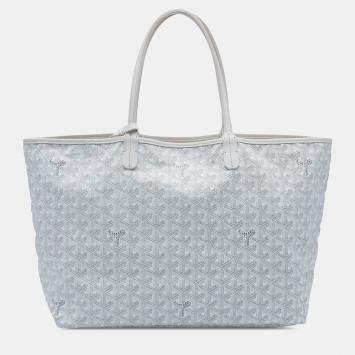 Pre Owned Goyard White Goyardine Saint Louis PM