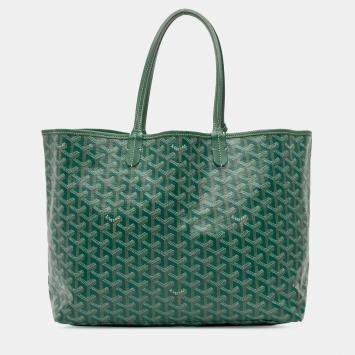 Pre Owned Goyard Green Goyardine Saint Louis PM