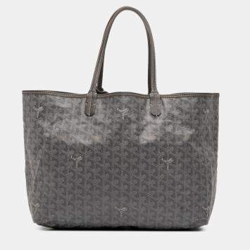 Pre Owned Goyard Goyardine Saint Louis Totes Bag PM