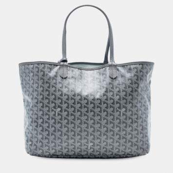 Pre Owned Goyard Goyardine Saint Louis Totes Bag PM