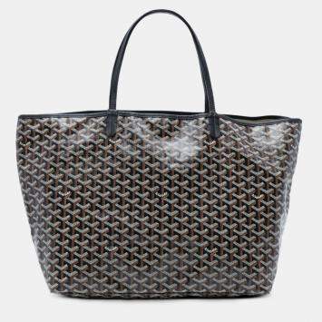 Goyard Black Goyardine Coated Canvas and Leather Okinawa PM Tote