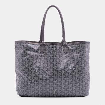 Pre Owned Goyard Grey Goyardine Saint Louis PM