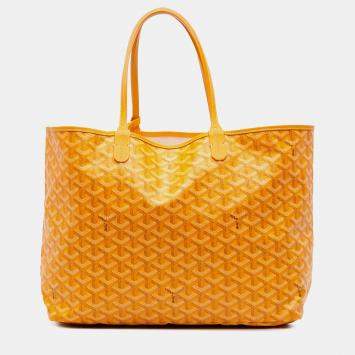 Pre Owned Goyard Yellow Goyardine Saint Louis PM