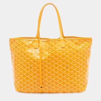 Pre Owned Goyard Yellow Goyardine Saint Louis PM