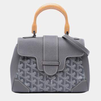 Pre Owned Goyard Mini Goyardine Saigon Souple