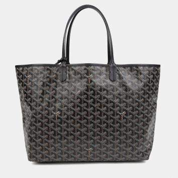 مملوكة مسبقًا Goyard Saint Louis PM Black Canvas Tote Bag