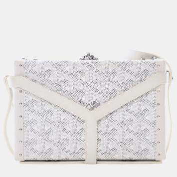 Pre Owned حقيبة غويارد غوياردين مينوديه ترانك بيضاء