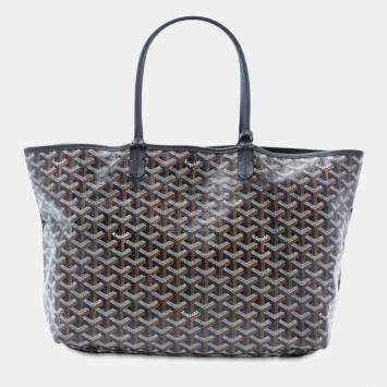 Pre Owned Goyard Black Goyardine Saint Louis PM