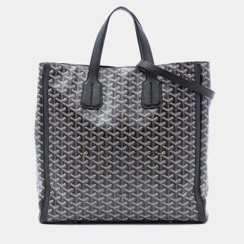 Pre Owned Goyard Black Goyardine Voltaire