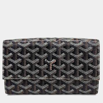 Pre Owned Goyard Black Fabric Baren