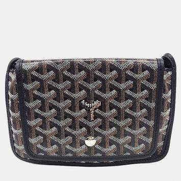 Pre Owned Goyard Black Fabric Plume