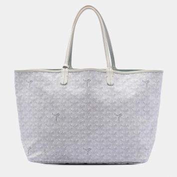 مملوكة مسبقًا Goyard White Goyardine Saint Louis PM