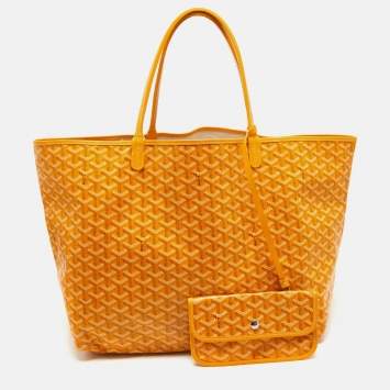 Goyard Mustard Goyardine Coated Canvas and Leather Saint Louis GM Tote