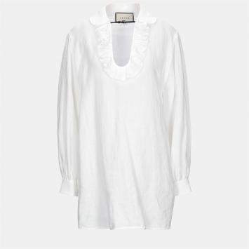 Pre Owned Gucci Linen Tops 42
