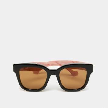 مملوكة مسبقًا Gucci Two Tone/Brown GG0998S Square Sunglasses