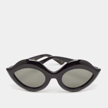 Gucci Black GG0085S Lip Cat Eye Sunglasses