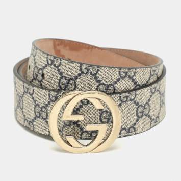 Gucci Green/Red Web Tiger Head Buckle Waist Belt 105 CM