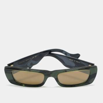 Gucci Green/Grey GG0516S Interlocking G Rectangle Sunglasses