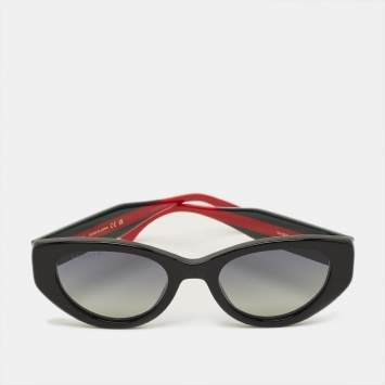 مملوكة مسبقًا نظارة شمسية غوتشي GG1862S سوداء غريدينت عين القطة