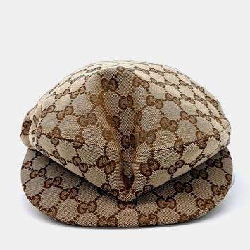 Pre Owned Gucci Beige hunting cap