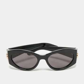 Pre Owned Gucci Black GG1401S Cat Eye Sunglasses