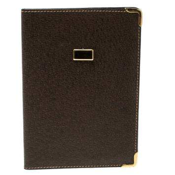 Pre Owned Gucci Khaki Pig Skin Leather Card Holder