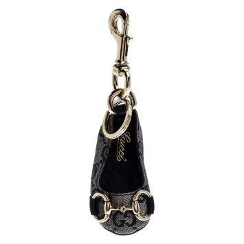 Pre Owned Gucci Metallic Guccisma Ballerina Shoe Charm Key Ring