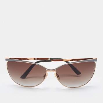 مملوكة مسبقًا Gucci Two Tone/Brown Gradient Gg 2891/S Aviators Sunglasses