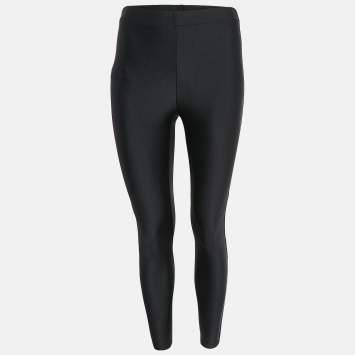 Gucci Black Side Stripe Trim Jersey Leggings XS