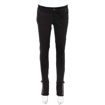 Pre Owned Gucci Black Denim Skinny Jeans M