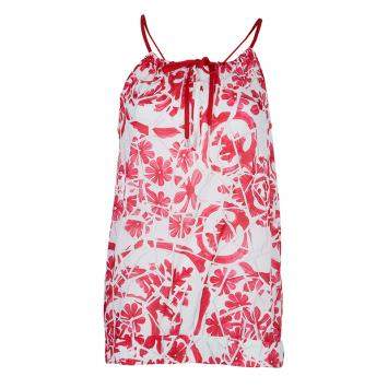 Pre Owned Gucci White Cotton Floral Print Sleeveless Tank Top M