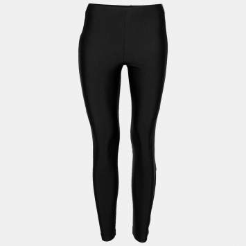 Pre Owned Gucci Black Jersey Stripe Leggings XXS