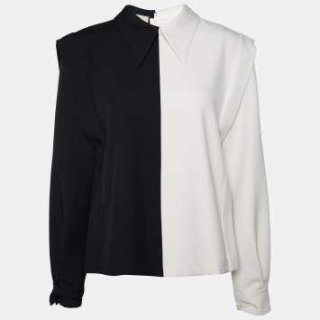 مملوكة مسبقًا Gucci Monochrome Wool Top M