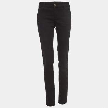 Pre Owned Gucci Black Denim Slim Fit Jeans M Waist 31''