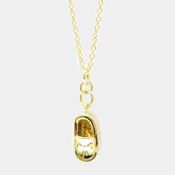 Gucci Bit Loafer Necklace Yellow Gold 18K No Stone Necklace Gold