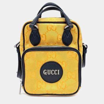 Pre Owned Gucci yellow Off the Grid Crossbody bag 