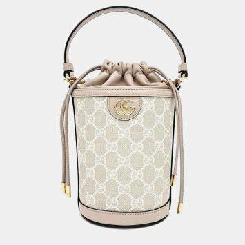 Pre Owned Gucci Ophidia mini bucket bag