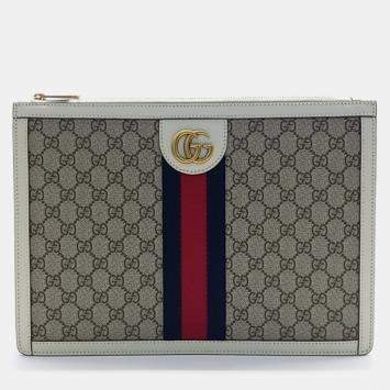 Pre Owned Gucci Ophidia Portfolio Case