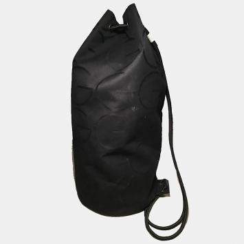 Gucci Black Canvas Sling Backpack Bag