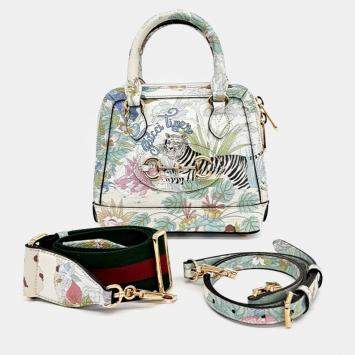 Pre Owned Gucci Multicolor Leather 1955 Horsebit Mini Top Handle Bag