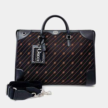 Gucci Multicolor Jacquard Interlocking GG Jacquard Duffel Bag
