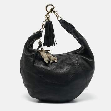 Gucci Black Leather Sienna Hobo