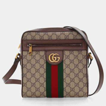Gucci Medium GG Canvas Ophidia Messenger Bag