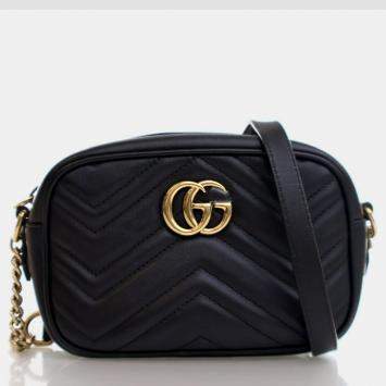 Gucci Mini Calfskin Marmont Chain
