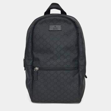 Gucci Black Fabric Fabric Backpack