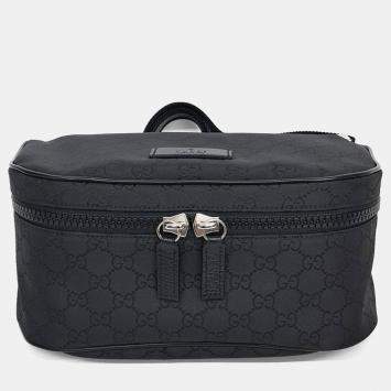Gucci Black Fabric Hip Sack